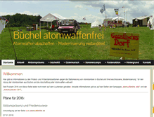 Tablet Screenshot of buechel-atomwaffenfrei.de